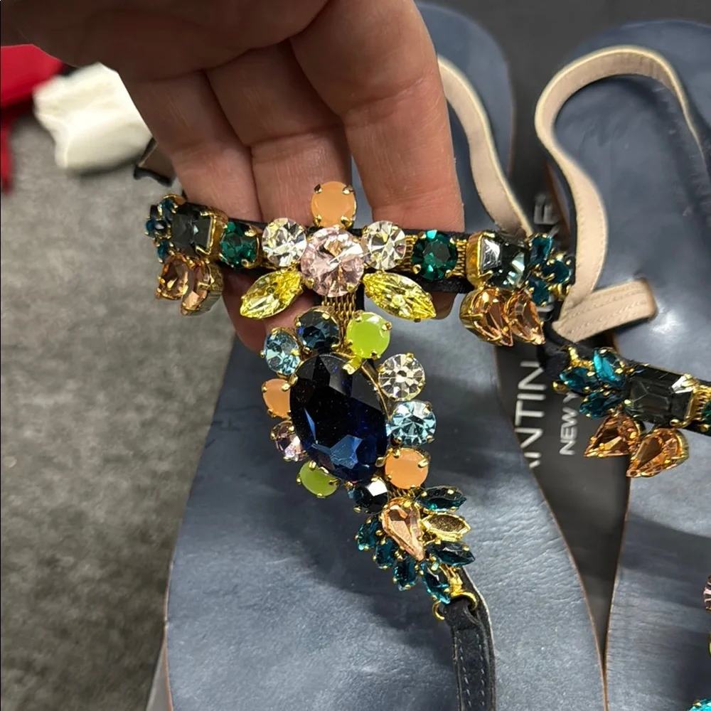 Konstantine Starke Women's Embellished Sandals - Multicolor - Picture 3 of 4